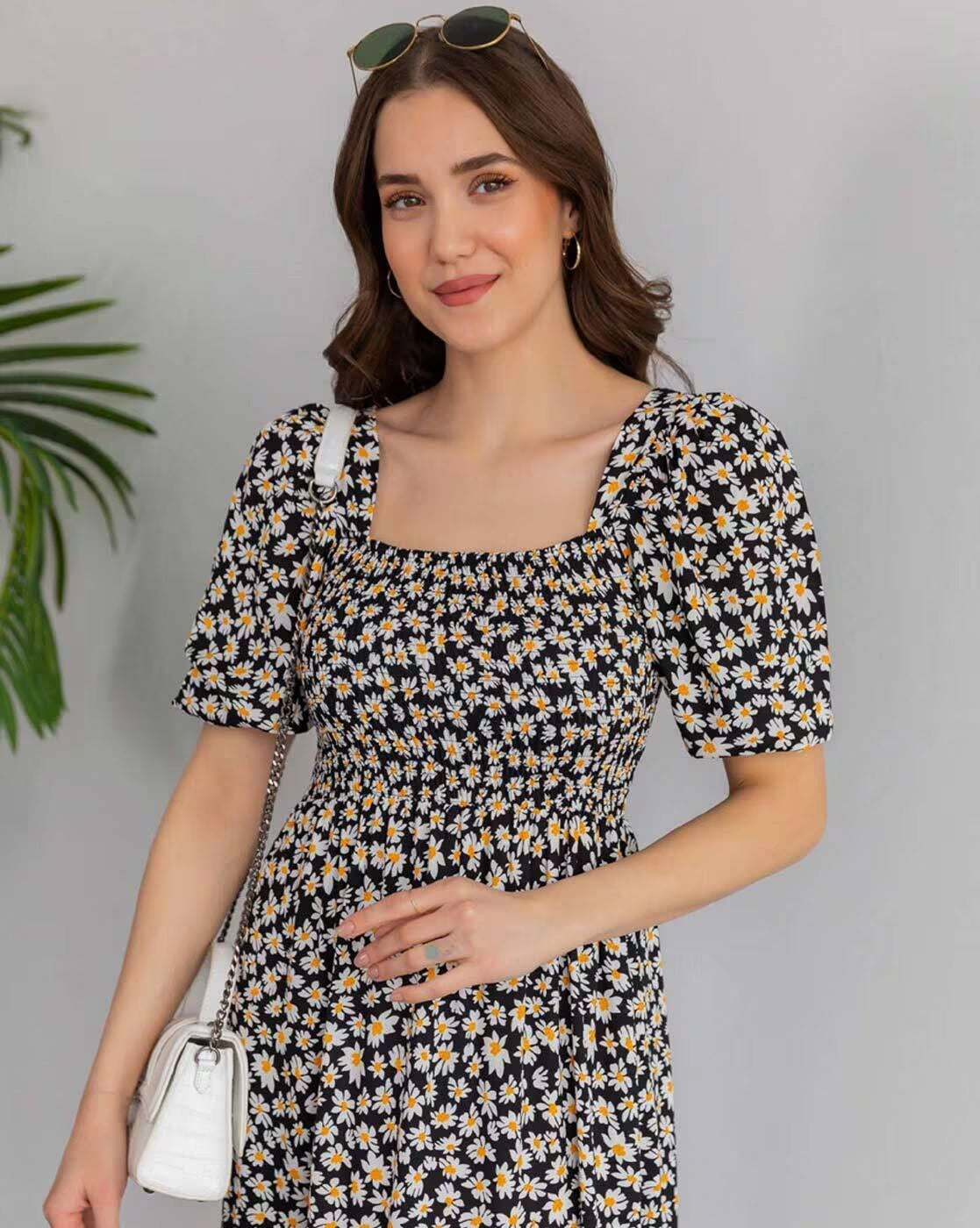 PTVIZE Woman Floral A-line Dress
